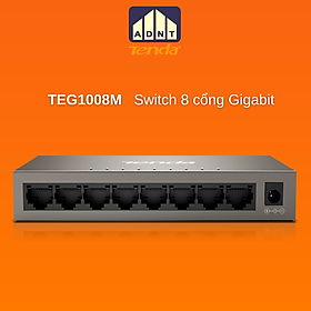 Bộ chia mạng 8 cổng tốc độ 1000Mbps Switch TEG1008M Tenda hàng chính hãng