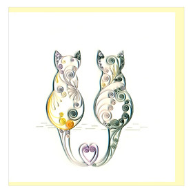 Thiệp Giấy Xoắn GX Love Việt Net VN2XM1150LUNN (15 x 15 cm)