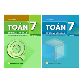 Hình ảnh Sách - Combo Toán 7 cơ bản và nâng cao tập 1 + tập 2 ( theo chương trình giáo dục phổ thông 2018 )