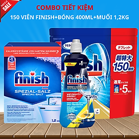 Combo 2 túi viên rửa bát Finish Quantum 100 viên (100*2=200 viên)
