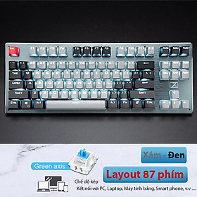 Mua Bàn phím cơ Bluetooth Coputa Bàn phím máy tính không dây kết nối điện thoại LED trắng TKL K950