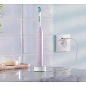Bàn chải điện Philips HX3651/11 series 2100 màu hồng hàng chính hãng