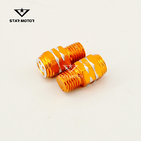 Ốc Chân Gương CNC Mặt Cười Đủ Màu Hợp Kim Siêu Đẹp