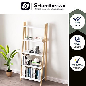 Kệ Gỗ 4 Tầng Cao Cấp Dùng Để Đồ Tiện Lợi, Hàng Y Hình