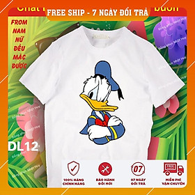 Áo thun vịt Donald DL12,phông , chất đẹp, bao đổi trả