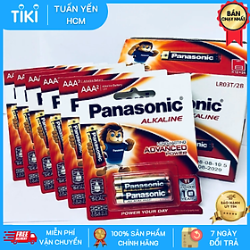 Mua Hộp pin (12 vỉ 2 viên) pin Kiềm Panasonic Alkaline AAA LR03T/2B-Hàng chính hãng