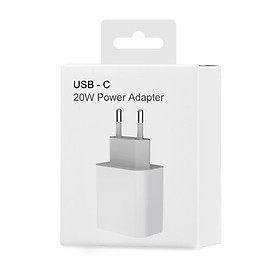 Hình ảnh Adapter Củ sạc nhanh 20W USB-C Power Adapter PD 3.0 -  Chuẩn Sock EU ( Chân Tròn )