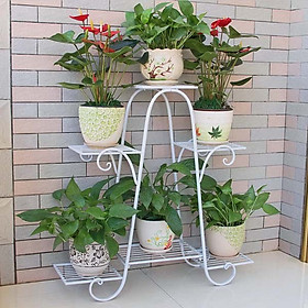 Mua KỆ 6 TẦNG BẰNG SẮT KHÔNG RỈ  ĐỂ CHẬU HOA CÂY CẢNH SANG TRỌNG