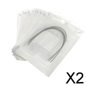 2x10 Packs Dental Orthodontic Super Elastic Niti Arch Wire Round 016 Lower