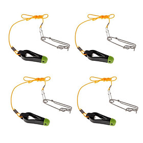 4pcs Power Grip Release Clip Outrigger Downrigger Release Clips & 17
