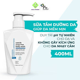 Sữa Tắm Dưỡng Ẩm FCL Oatsilk Soap Free Body Wash Làm Mêm Mịn Cho Da Nhạy Cảm 400ml - Hùng Lợi