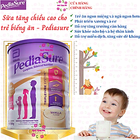 Sữa tăng chiều cao cho trẻ biếng ăn từ 1-10 tuổi Úc Pediasure Vanilla giúp phát triển cân đối chiều cao, cân nặng, trí não - QuaTangMe Extaste - 850g/hộp