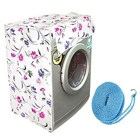 Vỏ bọc máy giặt cửa ngang tặng kèm 1 cuộn dây phơi quần áo