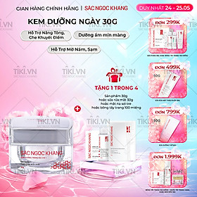 Kem dưỡng da Sắc Ngọc Khang 5 trong 1 ban ngày 30g giúp nuôi dưỡng làn da sáng khỏe, mờ thâm nám ngăn ngừa lão hóa