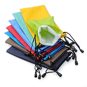 Sunglasses Eyeglasses Glas?ses Soft Cloth Drawstring Cleaning Case Pouch Bag Carry Bag