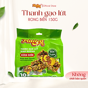 Thanh gạo lứt chà bông/rong biển mix hạt Mailey Túi 150g - Bánh gạo lứt ăn kiêng hỗ trợ giảm cân