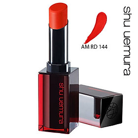 Son Shu Uemura Rouge Unlimited Amplified Matte AM RD 144 Màu Đỏ Tươi Ánh Cam (Chất Son Lì Có Dưỡng)