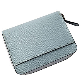 Ví nữ mini, ví zip cầm tay mini nữ da bò thật cao cấp HKD56