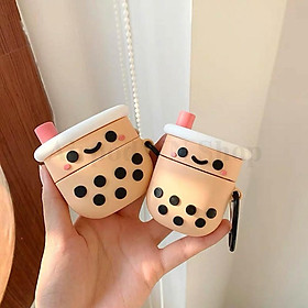 Mua Bao Case Ốp dành cho Airpods 1 - 2  Airpods Pro silicon 3D trà sữa cao cấp