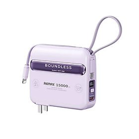 Mua Củ sạc kiêm sạc dự phòng đa năng 15000mah Remax RPP-588 Tích hợp cáp sạc 45W sạc cả máy tính bảng và laptop - Hàng Chính Hãng Remax