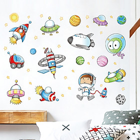 Decal dán tường bên ngoài vũ trụ XL7239