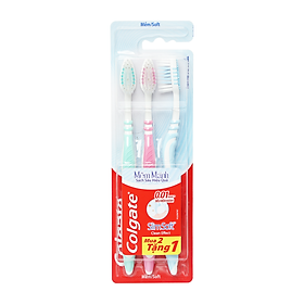 Bộ 3 Bàn Chải Đánh Răng Colgate Siêu Mềm Mảnh Sạch Sâu Hiệu Quả