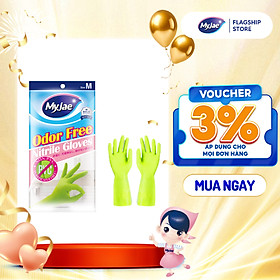 (Chọn Size) Găng tay Nitrile Không Mùi MyJae Rửa Chén, Bát, Dọn Dẹp Nhà Cửa