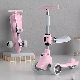 Xe trượt scooter cho bé có nhạc đèn, trọng tải 150kg hàng cao cấp