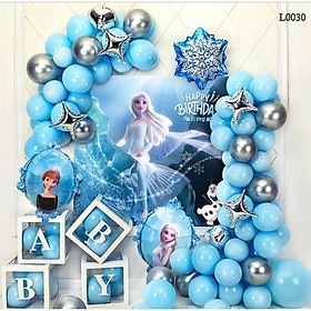 Bộ Trang Trí Sinh Nhật Elsa-Mickey-Xe Hơi