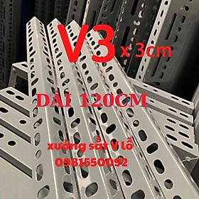 Mua sắt V lỗ (cây V3x3 - dài120cm) kệ sắt V lỗ sắt V lỗ đa năng thép V đa năng V lỗ