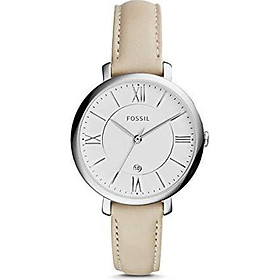 Đồng hồ nữ Fossil Women's ES3793 Jacqueline bằng thép không gỉ dây da Nhập Khẩu Mỹ