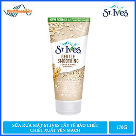Sữa Rửa Mặt ST.IVES Tẩy Da Chết Chiết Xuất Yến Mạch 170g USA