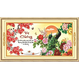 Mua Tranh đính đá Vợ Chồng 88751 (90x50) chưa đính