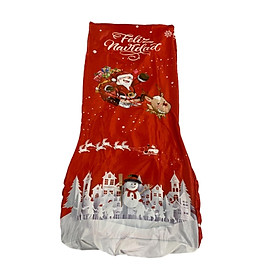 Christmas Dining Chair Cover Printed Xmas Decoration for Hotel Party Kitchen