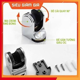 Mua GIẢM Đế cài tay sen và vòi xịt vệ sinh xoay 90° 206777