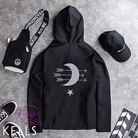 Áo khoác nam Áo khoát nam gió dù 2 lớp chống nắng Thiên Hà - Phản Quang xitin phong cách-A012