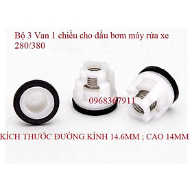 Mua Bộ 3 Van 1 chiều cho đầu bơm máy rửa xe 280/380  Bộ 3 lupe ( van 1 chiều )