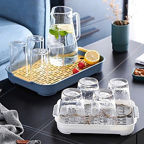 Mua Khay Nhựa Úp Cốc Ly 2 Lớp Phong Cách Hiện Đại – Khay Đựng Cốc Ly  Khay Trà Tiện Lợi Đa Năng - HÀNG CHÍNH HÃNG MINIIN