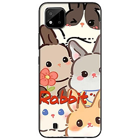 Ốp lưng cho Realme 9i - Realme 10 - C11 2021 - C65 4G - C67 - C20 - Poco X6 5G - Năm Chú Thỏ - Hàng Chính Hãng