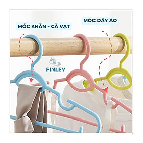 Mua Set 6 Móc Nhựa Finley PP Nguyên Sinh Cao Cấp Đa Năng Móc Quần Áo Trẻ Em  Phụ Kiện - katydang