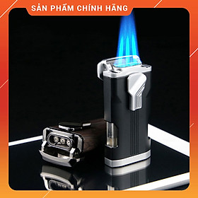 Mua Hột Quẹt Bật Lửa Gas COB-107 Khò 3 Tia Kèm Đục Xì Ga Nhìn Thấy Lượng Gas