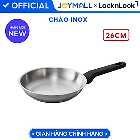 Nồi Chảo Inox LocknLock Daily STS PPW Thép Không Gỉ 304, Kèm Nắp Kính, Hàng Chính Hãng - JoyMall