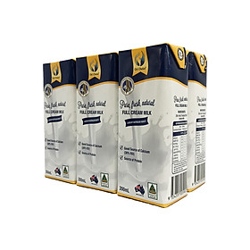 Lốc 6 Hộp Sữa Tươi Tiệt Trùng Nguyên Kem Ozi Choice 200ml- Nhập Khẩu Nguyên Thùng Từ Úc