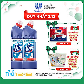 Combo 2 Chai Vim Diệt Khuẩn Xanh Biển Bất Khả Chiến Bại 900ml