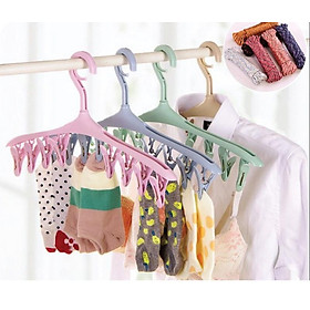 Mua Combo 6 cái móc kẹp treo đa năng   tiện lợi xoay 360 độ