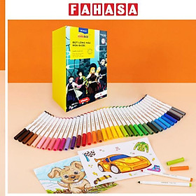 Hộp 60 Bút Lông Màu Rửa Được Washable Fiber Pen - Colokit SWM-C013/DS