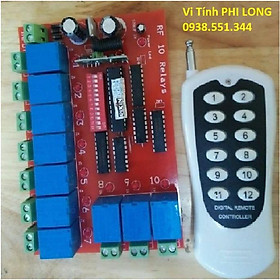 Mua MẠCH ĐIỀU KHIỂN 10 THIẾT BỊ BẰNG REMOTE