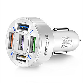Mua Tẩu Sạc Nhanh Xe Hơi QCDZ 4 Cổng USB 3.0 Tiện Dụng Cho Điện Thoại Di Động - hàng nhập khẩu