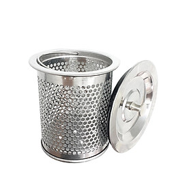 Bộ Giỏ và Nắp Lọc Rác Inox Cho Bồn Rửa Chén Bát