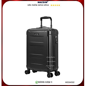 Vali cao cấp Macsim Smooire MSSM332 cỡ 24 inch màu đen hàng loại 1
